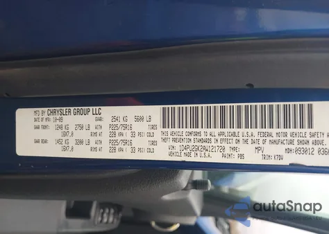 2010 Dodge Nitro Se z USA, uszkodzony, nr VIN 1D4PU2GK2AW121720